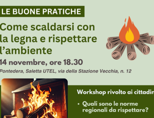 Come scaldarsi con la legna e rispettare l’ambiente: l’incontro con i cittadini a Pontedera